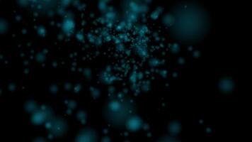 4K Glitter Soft Fluffy Particles Digital Rendering Loop video