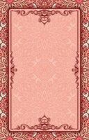 Vintage background with frame and place for your text vector