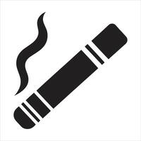 A cigarette icon on a white background vector