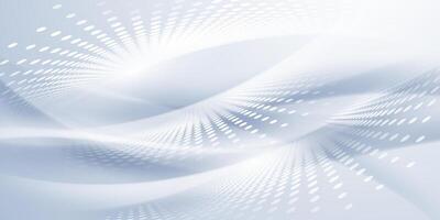 Abstract background with white lines and dots vector