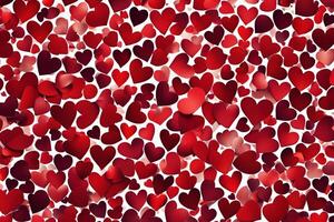 Valentine's Day Edition 8 - Red Spark Heart on Shiny Surface photo
