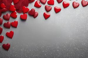 Valentine's Day Edition 8 - Heart of Ruby on Shimmering Glitter photo
