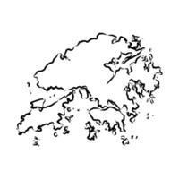 Hong Kong State sketch vector