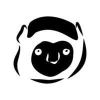 semi-monkey sifaki sketch vector