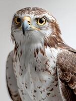an eagle with a yellow beak and white feathers34 photo