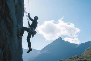 a man Extremes rock climbing29 photo