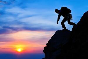 a man Extremes rock climbing27 photo