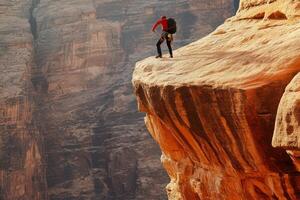 a man Extremes rock climbing19 photo