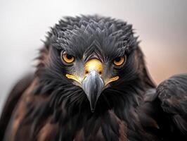 an eagle with a yellow beak and white feathers17 photo