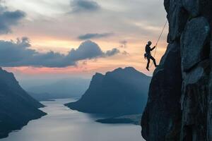 a man Extremes rock climbing13 photo