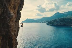 a man Extremes rock climbing11 photo