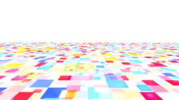 Floor square mosaic patterns retro 90s shiny disco colorful lights glow neon background. png