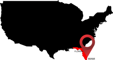 MIAMI pin map location png
