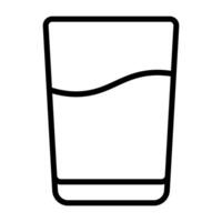 Simple Water outline icon. The icon can be used for websites, print templates, presentation templates, illustrations, etc vector
