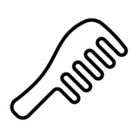 Simple Hair Comb outline icon. The icon can be used for websites, print templates, presentation templates, illustrations, etc vector