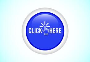 Click here button design illustration, Clicking icon suitable for mobile app vector