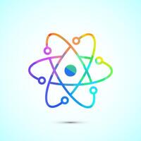 Data science icon design. digital tech icon, low poly style vector