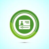 lectures icon design illustration, conference icon, Online seminar sign, Green color button design vector