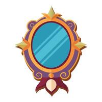 trendy mirror graphic for modern living spaces vector