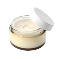 Another Open Jar of Cream on a Transparent Surface png