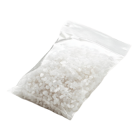 Bag of Salt Sitting on Transparent Background png