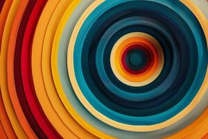 Colorful abstract background with a circular design photo