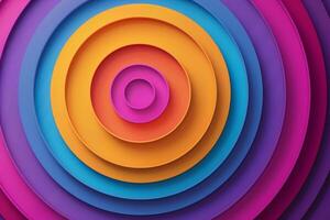 Colorful abstract background with circles photo