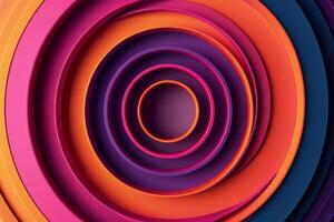 Colorful abstract background with circular shapes photo