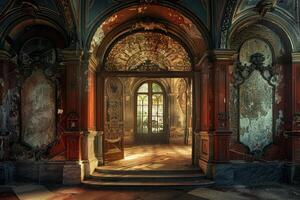 The abandoned castle of the duke of venice photo