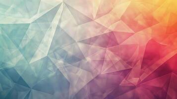 A colorful abstract background with a triangle in the middle photo