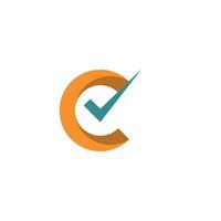 C logo checklist discreditable color can be change vector