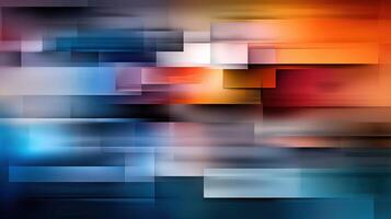 Abstract background with squares and lines photo