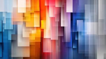 Abstract background with colorful squares photo