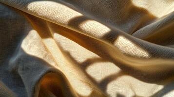 A close up of a white cloth photo