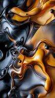 Oil and water abstract background photo