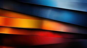 A colorful strip of fabric with a red stripe in the middle photo