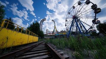 The abandoned amusement park in the game fallout 4 photo