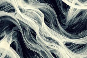 Abstract background with white and black swirls photo
