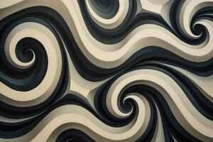 Abstract background with swirls in black and white photo