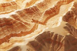 A 3d rendering of a mountain range photo