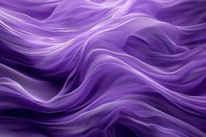 A purple background with waves of fabric photo