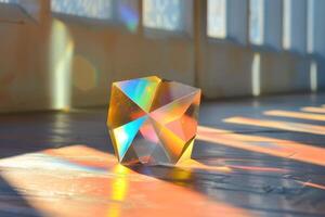 photo of a regular and irregular shape with a hexagon and a star