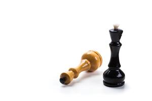Chess isolated on white background photo