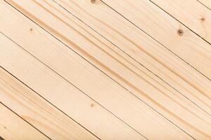 Natural pine wood surface with distinct grain patterns suitable for various design and crafting projects photo