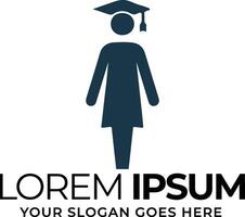 Scalable Graduation Cap Logo in EPS 10 for Branding And Print vector