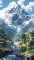The witcher 3 - the mountains photo