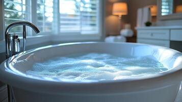 A large white bathtub photo