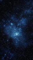 Space background with stars and nebula photo