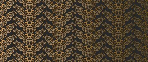 luxury dark seamless pattern background design template vector