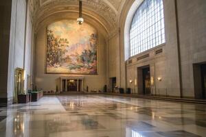 The grand hall of the state capitol building in washington, dc photo